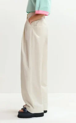 Essentiel Antwerp - Ecru Broek