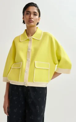 Essentiel Antwerp - Geel Cardigan