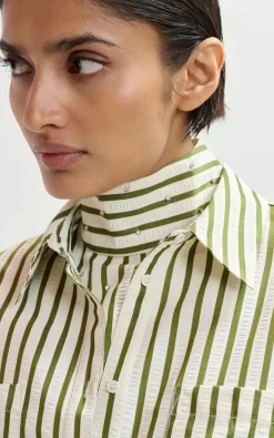 Essentiel Antwerp - Kaki Hemd