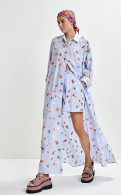 Essentiel Antwerp - Lichtblauw Jurk