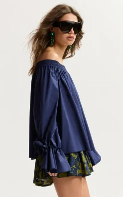 Essentiel Antwerp - Marineblauw Blouse