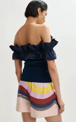 Essentiel Antwerp - Marineblauw T-shirt/top