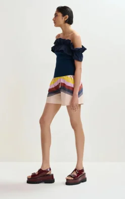 Essentiel Antwerp - Marineblauw T-shirt/top