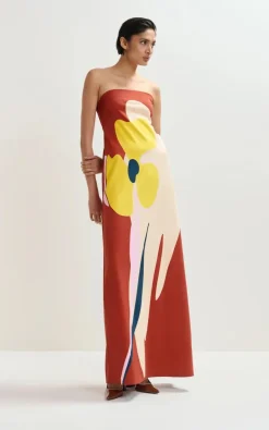 Essentiel Antwerp - Roestbruin Jurk