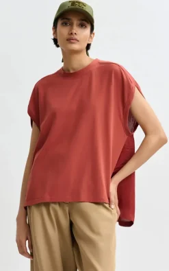 Essentiel Antwerp - Roestbruin T-shirt/top