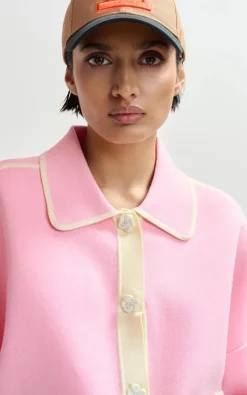 Essentiel Antwerp - Roze Cardigan