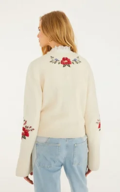 Farm Rio - Ecru Cardigan