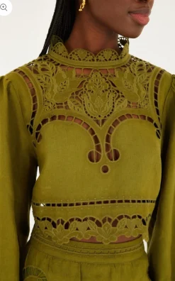 Farm Rio - Groen Blouse