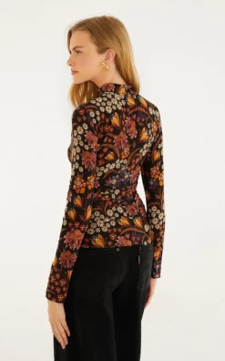 Farm Rio - Zwart T-shirt/top