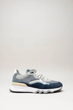 Floris Van Bommel - Blauw Sneaker