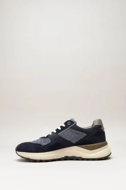 Floris Van Bommel - Donkerblauw Sneaker