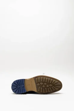 Floris Van Bommel - Donkerblauw Veterschoen hoog