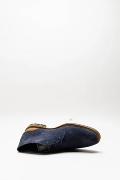 Floris Van Bommel - Donkerblauw Veterschoen hoog