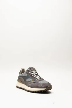 Floris Van Bommel - Donkergrijs Sneaker