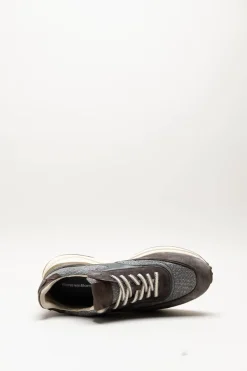 Floris Van Bommel - Donkergrijs Sneaker