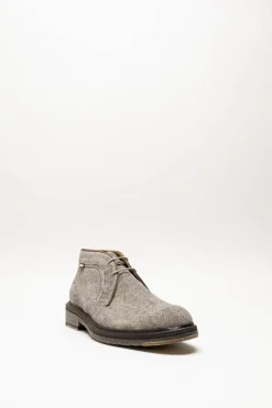 Floris Van Bommel - Taupe Veterschoen hoog