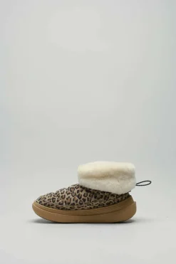 Flowermountain - Beige Enkellaars plat
