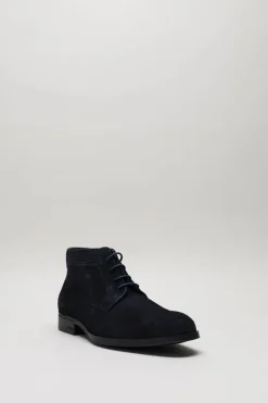 Fluchos - Donkerblauw Veterschoen hoog