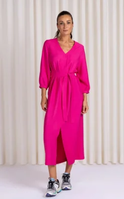 Four Roses - Fuchsia Jurk
