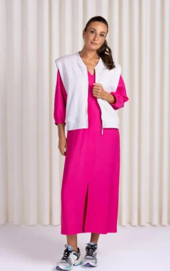 Four Roses - Fuchsia Jurk