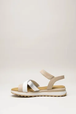 Gabor - Beige Sandaal plat