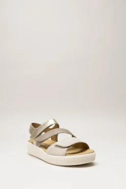 Gabor - Beige Sandaal plat