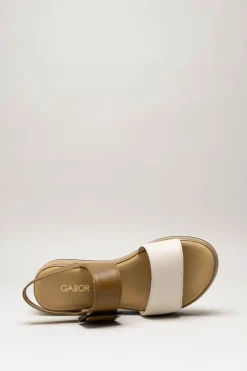 Gabor - Bruin Sandaal sleehak