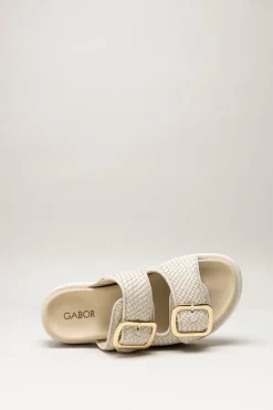 Gabor - Gebroken wit Slipper
