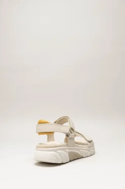 Gabor - Lichtbeige Sandaal plat
