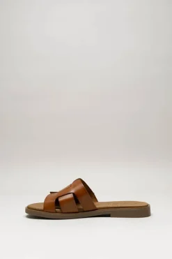 Hee - Cognac Slipper
