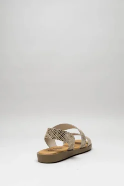Hee - Goud Sandaal plat