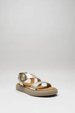 Hee - Goud Sandaal plat