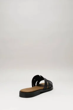 Hee - Zwart Slipper