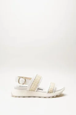 Hispanitas - Beige Sandaal plat