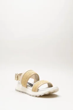 Hispanitas - Beige Sandaal plat