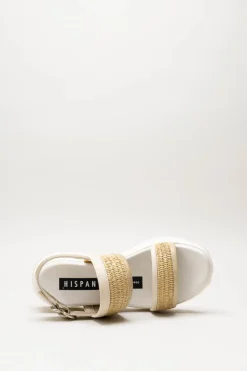 Hispanitas - Beige Sandaal plat