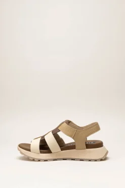Hispanitas - Bruin Sandaal plat