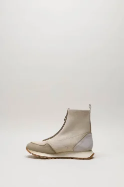 Hispanitas - Lichtbeige Enkellaars plat