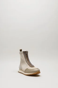 Hispanitas - Lichtbeige Enkellaars plat