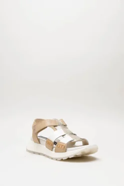 Hispanitas - Lichtbruin Sandaal plat