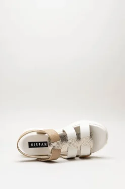 Hispanitas - Lichtbruin Sandaal plat