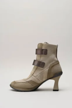 Hispanitas - Taupe Enkellaars hak