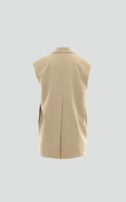 Imperial - Beige Vest mouwloos