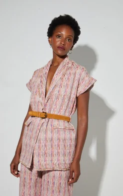 Imprevu - Roze Vest mouwloos