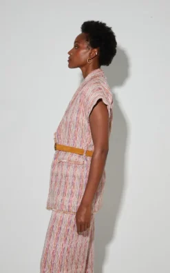 Imprevu - Roze Vest mouwloos