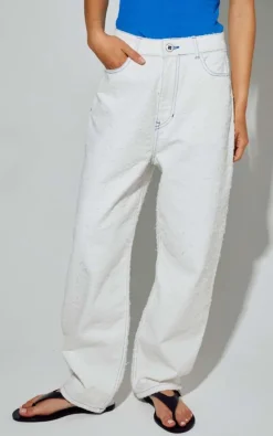 Imprevu - Wit Jeansbroek