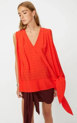 Isabelle Blanche - Oranje Blouse