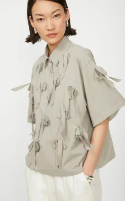 Isabelle Blanche - Taupe Blouse
