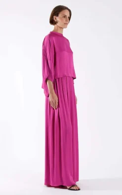 Julia June - Fuchsia Blouse