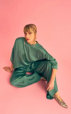 Julia June - Groen Blouse